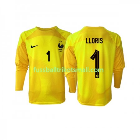 Fußballtrikots Frankreich Hugo Lloris 1 Torwart FIFA WM 2022 Langarm 3rd trikot kaufen